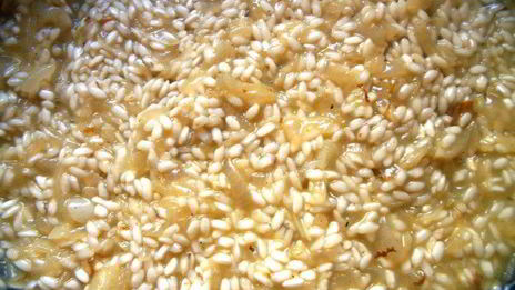 ризотто с лисичками