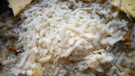 ризотто с лисичками