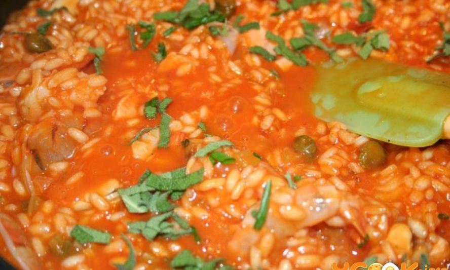 Рецепт ризотто с морепродуктами