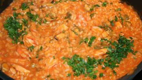 ризотто с морепродуктами