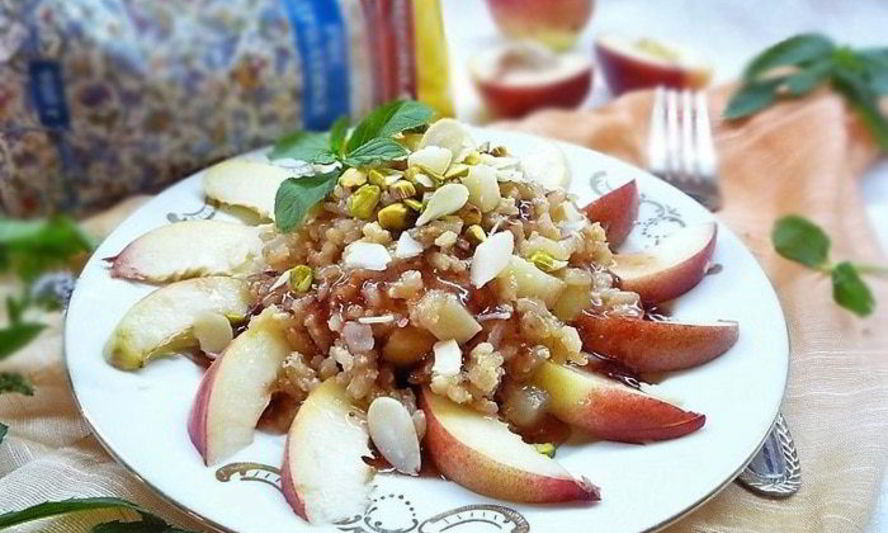 Рецепт ризотто с нектаринами