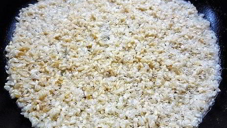 ризотто с нектаринами