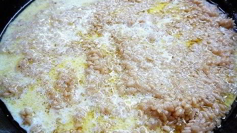 ризотто с нектаринами