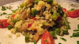 Ризотто с овощами