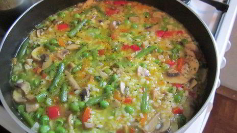 ризотто с овощами