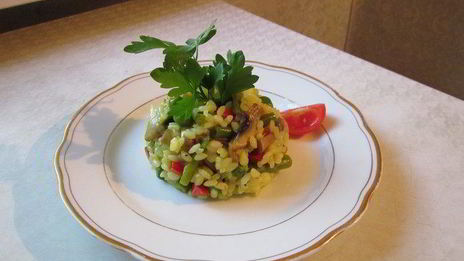 ризотто с овощами