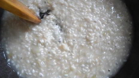 ризотто с петрушкой и фетой