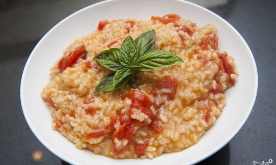 Рецепт ризотто с помидорами