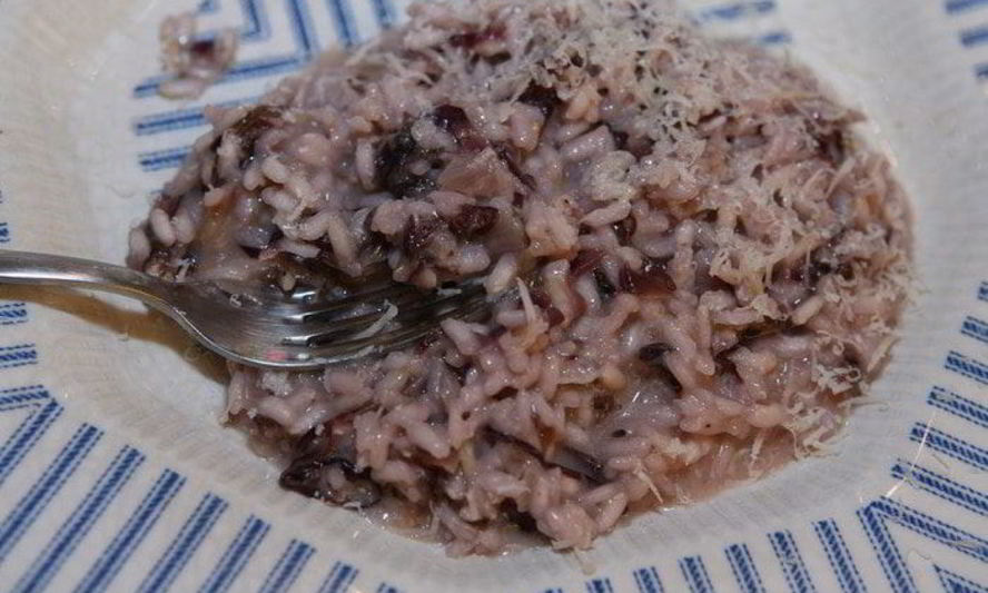 Рецепт ризотто с радиккио