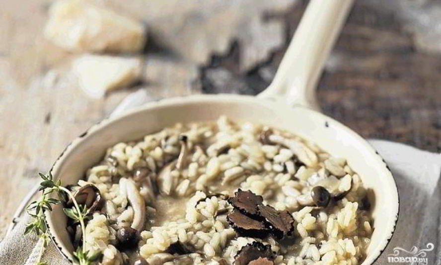 Рецепт ризотто с трюфелем