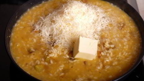 ризотто с тыквой