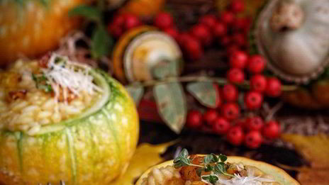 ризотто с тыквой