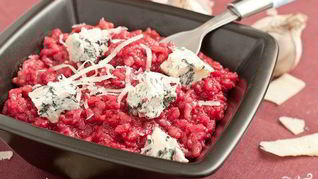 Ризотто со свеклой