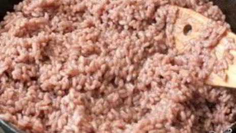 ризотто со свеклой