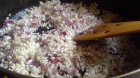 ризотто весеннее с редисом