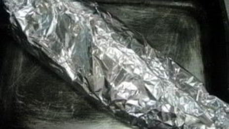 форель радужная в фольге