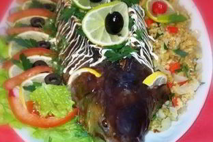 Горбуша, фаршированная булгуром