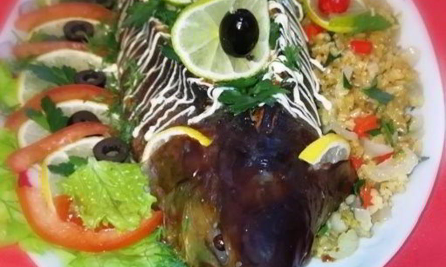 Рецепт горбуши, фаршированной булгуром