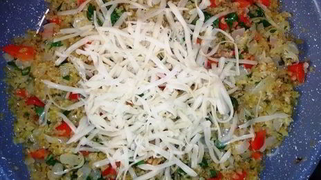 горбуша, фаршированная булгуром