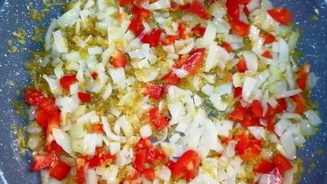 горбуша, фаршированная булгуром