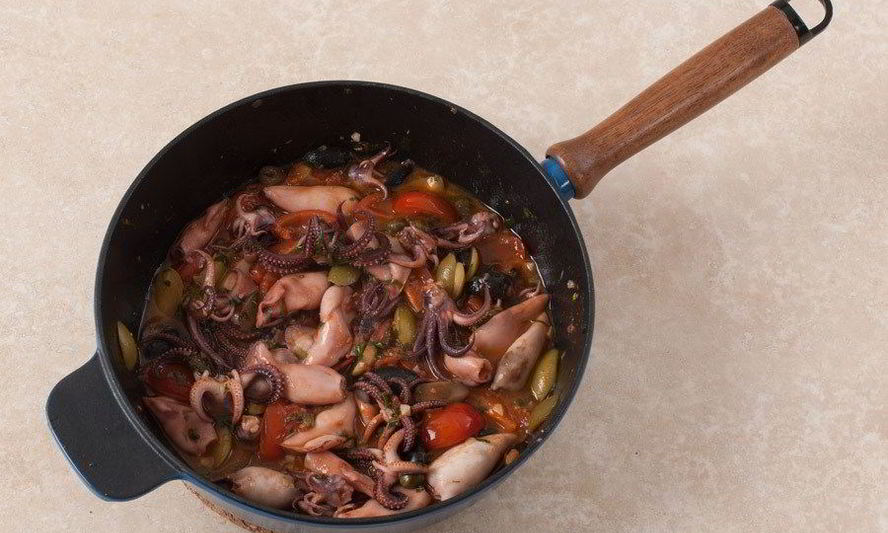 Рецепт кальмаров мини по-неаполитански