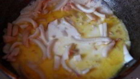 кальмары в сливках