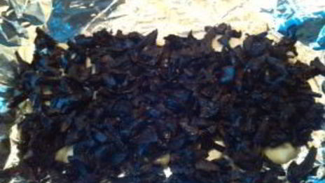 карп, запеченный в фольге с грибами и картофелем