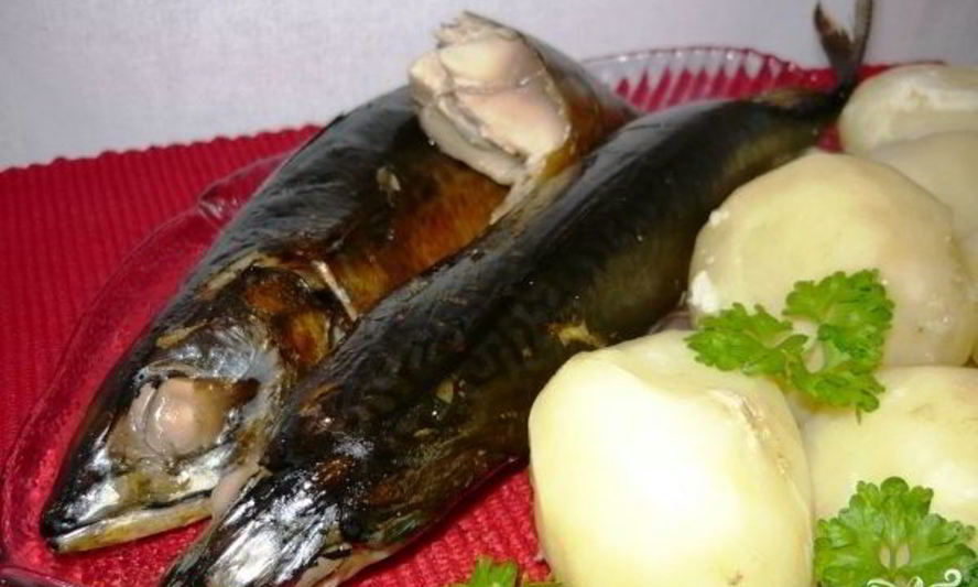 Рецепт копченой скумбрии с жидким дымом