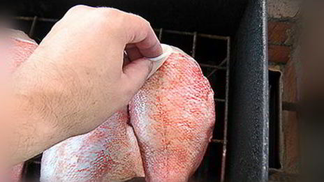 копченый морской окунь