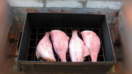 копченый морской окунь