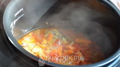 минтай с овощами в мультиварке