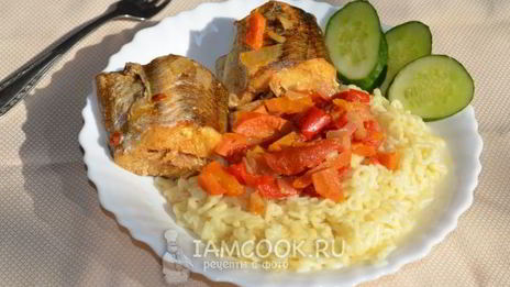 минтай с овощами в мультиварке