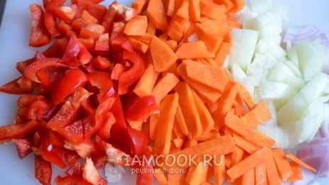 минтай с овощами в мультиварке