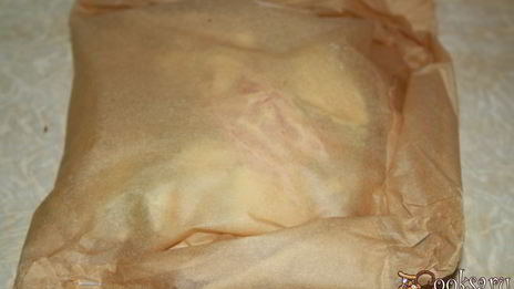 рыба с летними овощами в пергаменте