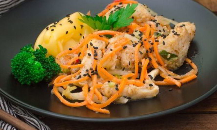 Рецепт рыбы с морковью и луком