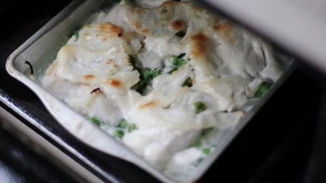 рыба, запеченная под шапкой