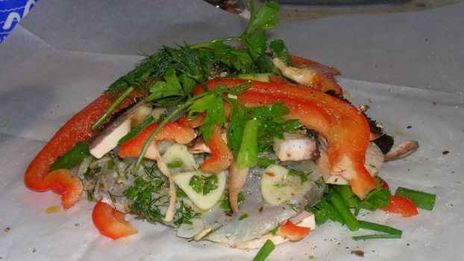 рыба запеченная в конверте