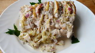 Щука под майонезом