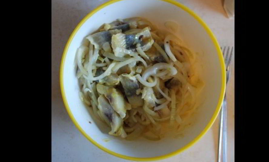 Рецепт селедки в растительном масле