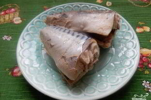 Скумбрия отварная