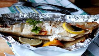 Судак в сметане в духовке запеченный