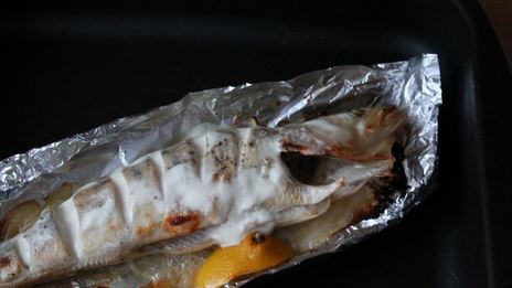 судак в сметане в духовке запеченный