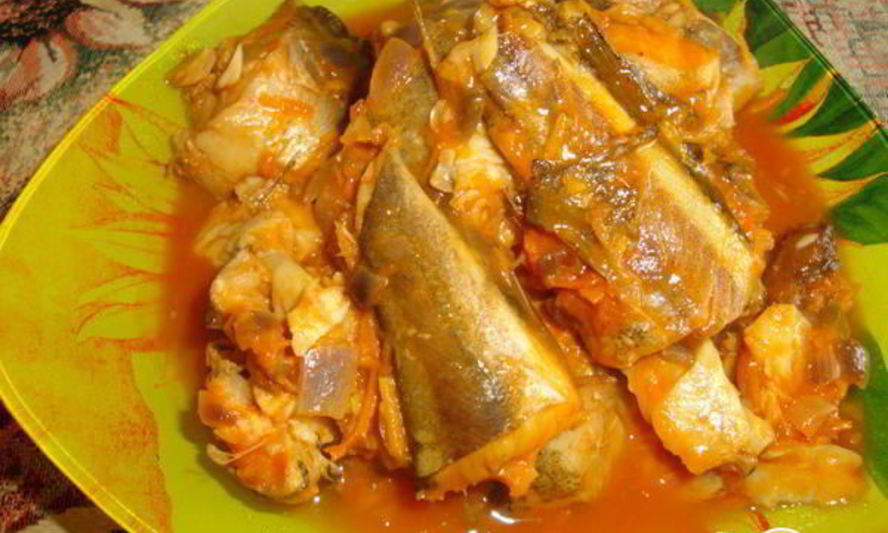 Рецепт тушеного хека