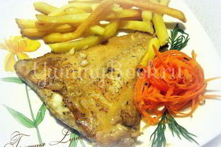 Жареная камбала