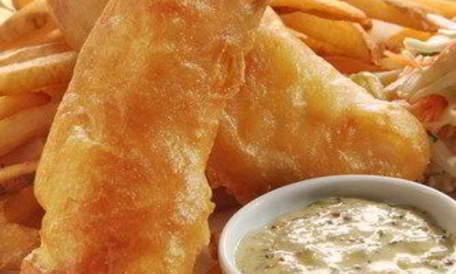 Рецепт золотистых рыбных палочек из морского языка с соусом тартар