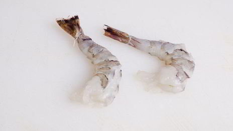 шафрановая лапша с креветками