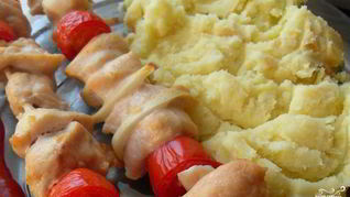 Куриный шашлык в духовке