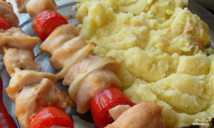 Рецепт куриного шашлыка в духовке