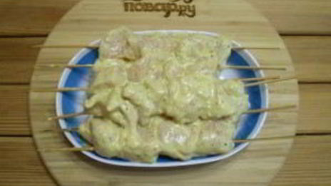 куриные шашлычки на шпажках в духовке