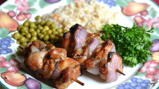 Маринованный куриный шашлык